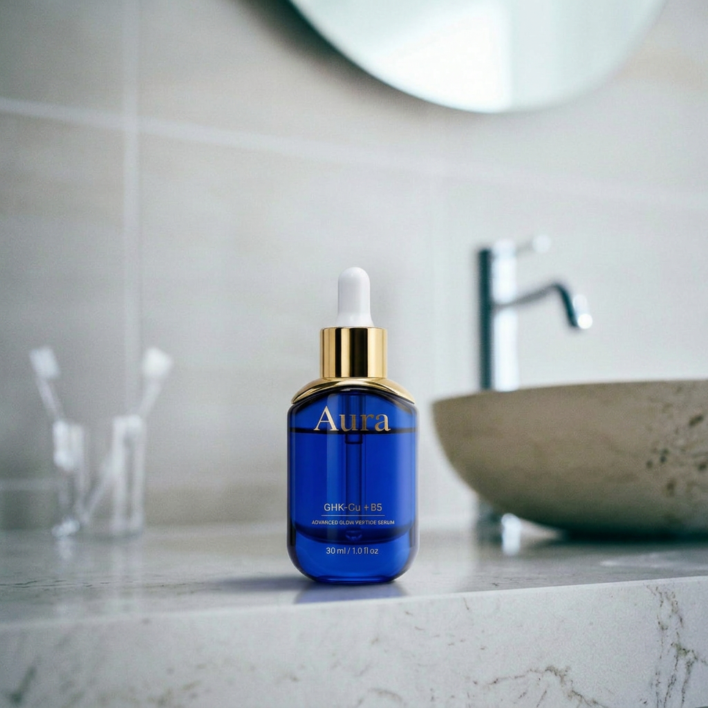 aura gen skincare australia australian ghk-cu vitamin glow peptide