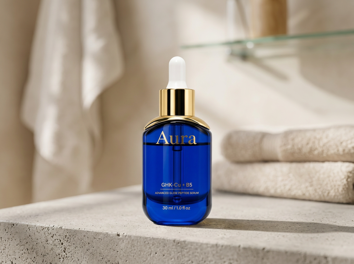 aura gen skincare australia australian ghk-cu vitamin glow peptide